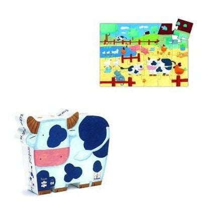 Djeco Puzzel Koeien op de boerderij