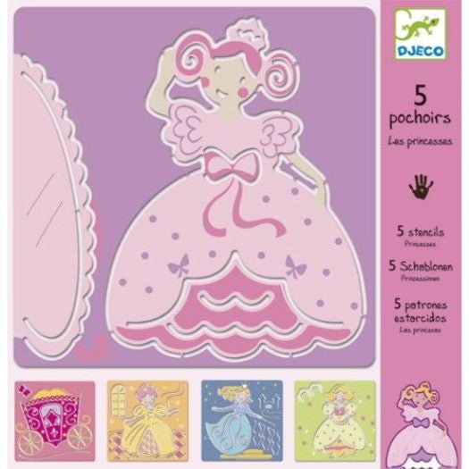 Djeco Sjablonen Prinsessen