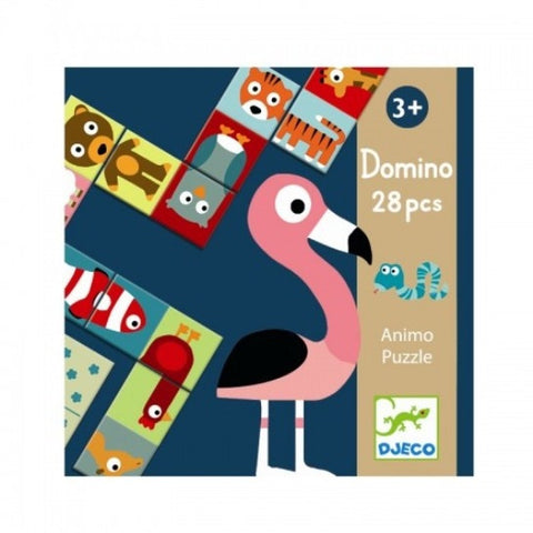 Djeco Domino Puzzel Dieren