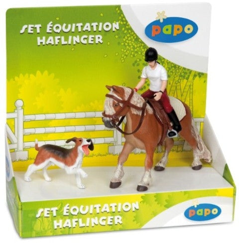 Papo Ruiterset. pony.amazone en hond