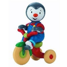 Papo T choupi op zijn driewielertje