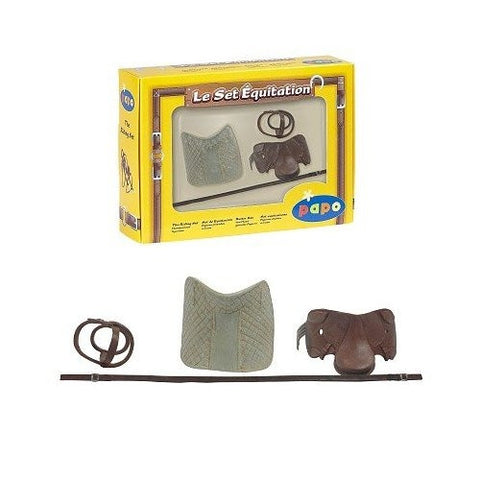 Papo Zadel en paardetuig