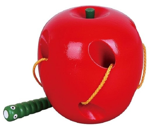 New Classic Toys Rijgspel - Appel met rups