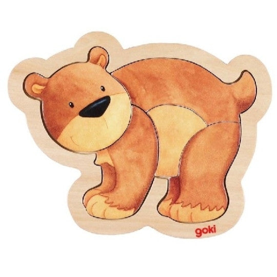 Goki Puzzel Beertje 5-delig
