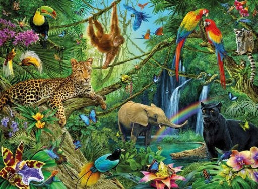 Ravensburger Puzzel Dieren in de jungle XXL