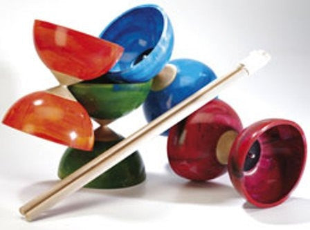 Eureka Diabolo 13cm. met houten kern