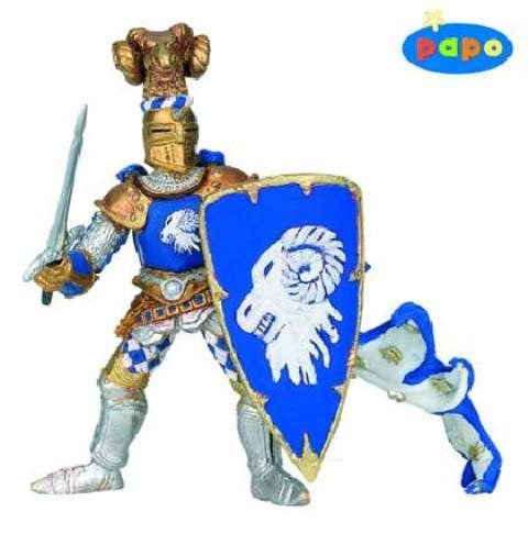 Papo Ridder in blauw