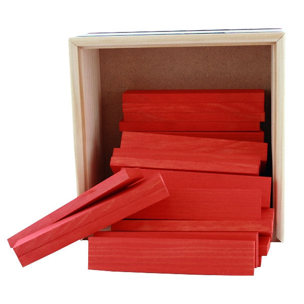 Kapla Kistje met 40 plankjes (oranje)