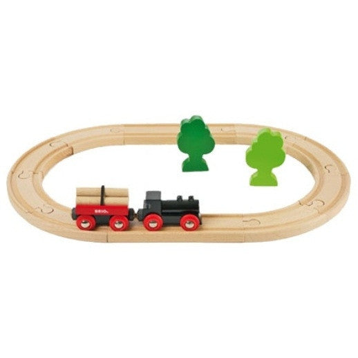 Brio Treinset met enkele bomen
