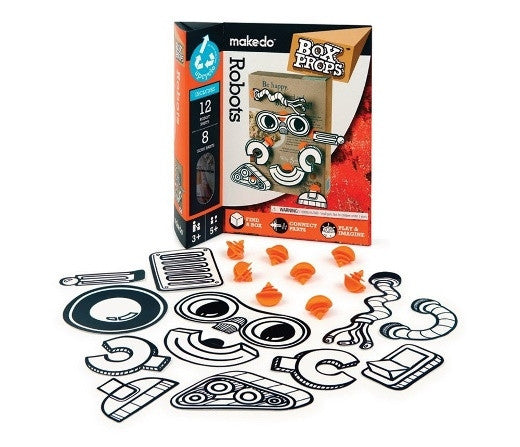 Makedo BoxProps FACES-ROBOTS