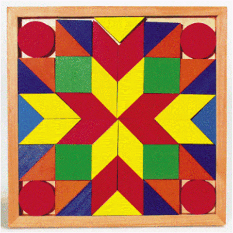 Goki Mozaiek in houten kistje