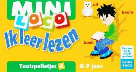 Mini Loco Taalspelletjes 4 - Ik kan lezen