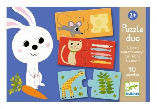 Djeco Duo Puzzel Aan tafel