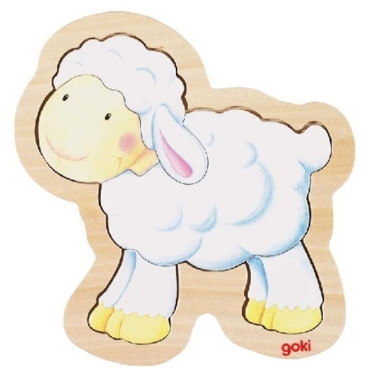 Goki Puzzel Schaapje 5-delig