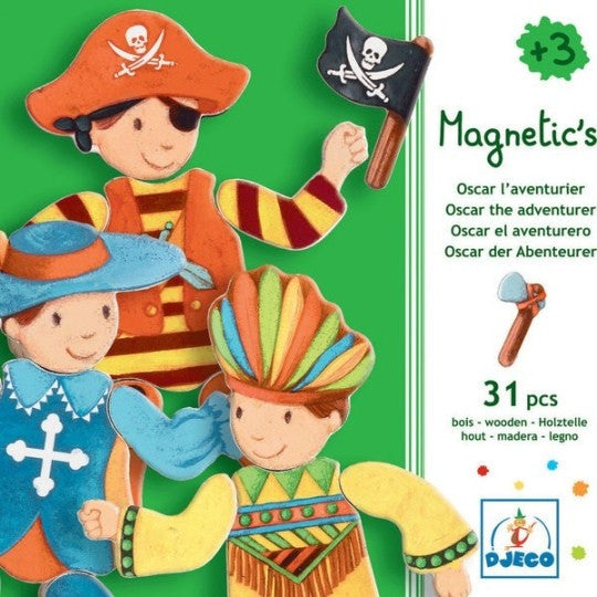 Djeco Magneetpuzzel Oscar de avonturier
