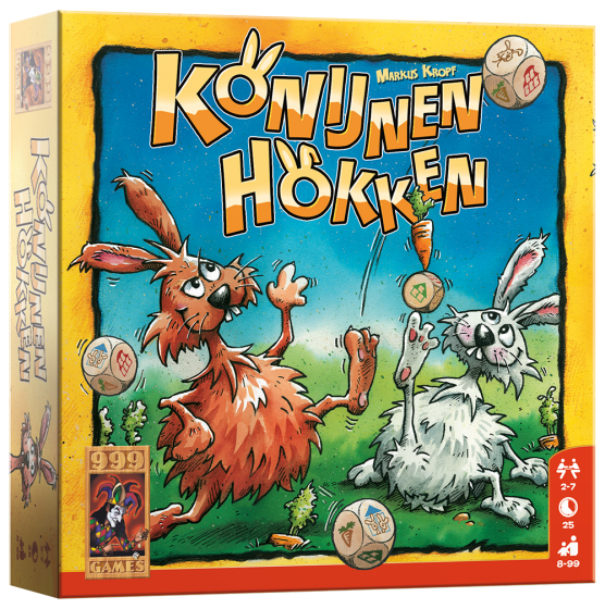 Konijnen hokken - Dobbelspel