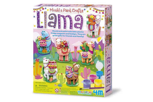 Lama schilderen - 4M Crea - Gips gieten en verven