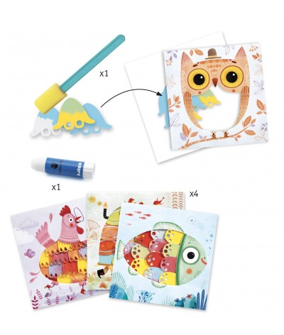 Schilderen en collages. Oh wat leuk!