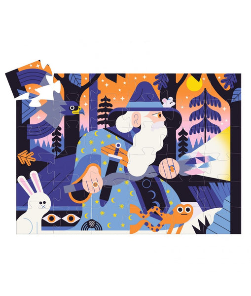 Silhouette Puzzel De tovenaar en de kristallen scepter (36 st)