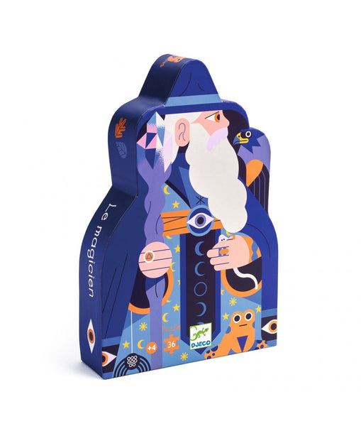 Silhouette Puzzel De tovenaar en de kristallen scepter (36 st)