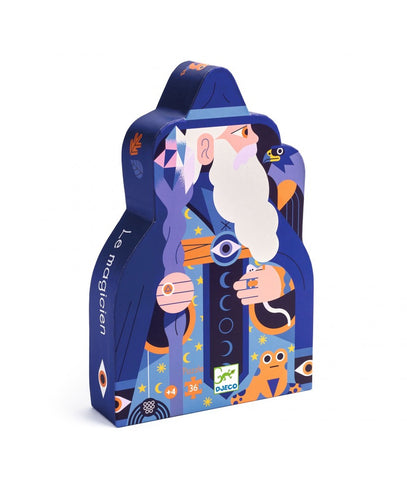 Silhouette Puzzel De tovenaar en de kristallen scepter (36 st)