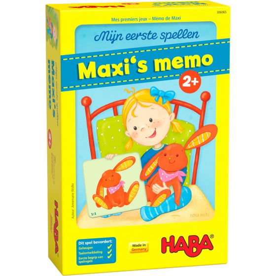 Mijn eerste spellen - Maxi's Memo