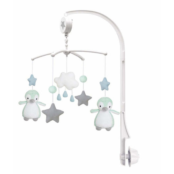 Muziekmobile met arm (pinguin)