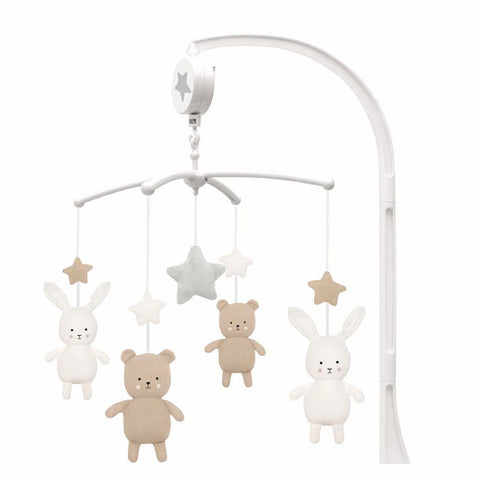 Muziekmobile met arm (Teddy & Bunny)