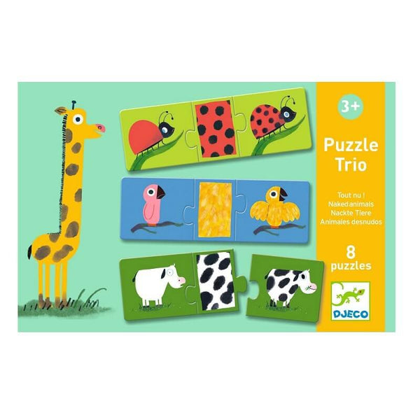 Trio Puzzel Naakte dieren
