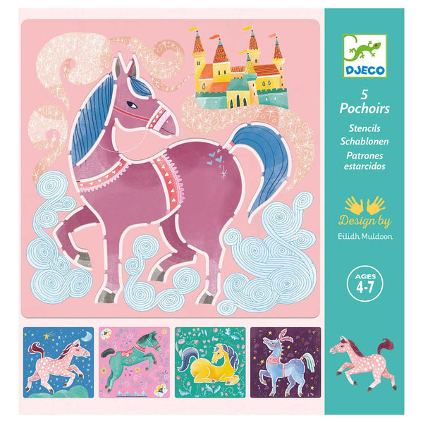 Djeco Sjablonen (5) Paarden