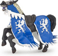 Papo Blue dragon King Horse (witte draken op blauw)