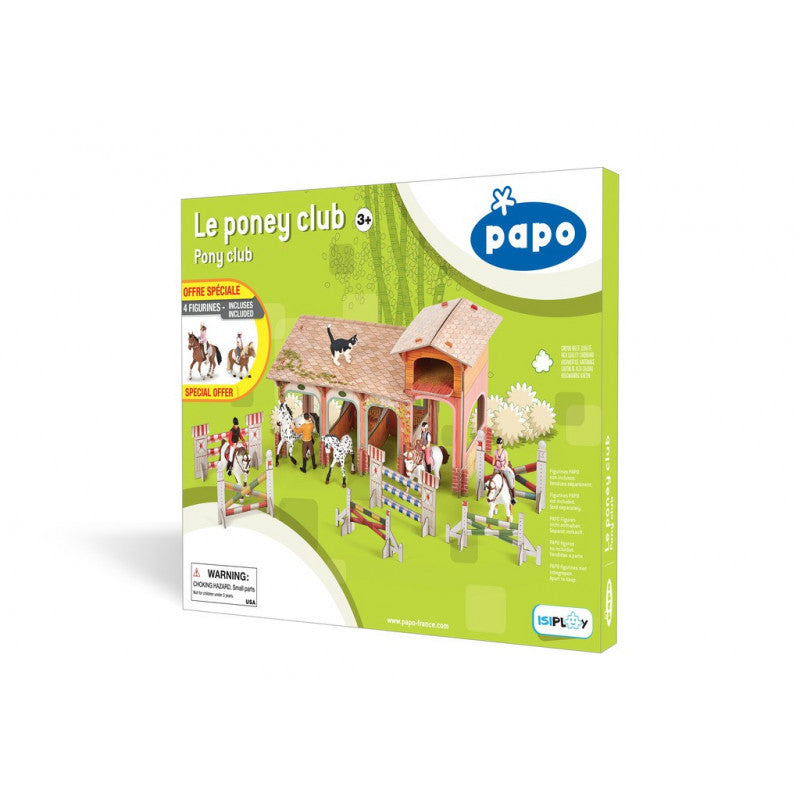 Pony Club - met 4 figuren - Papo