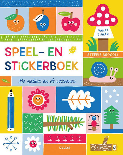 Speel- en stickerboek De natuur en de seizoenen