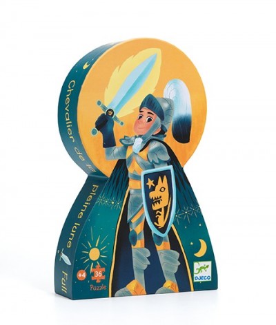 Silhoutte Puzzel - Ridder van de volle maan