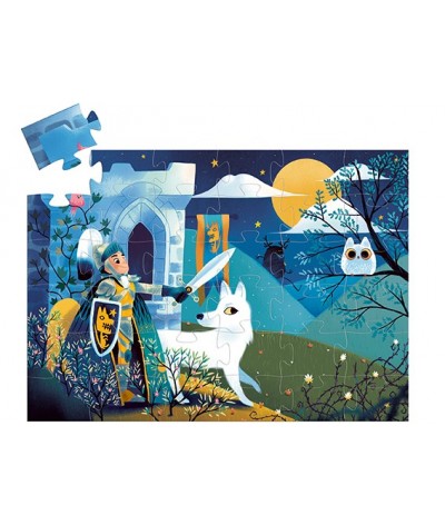 Silhoutte Puzzel - Ridder van de volle maan