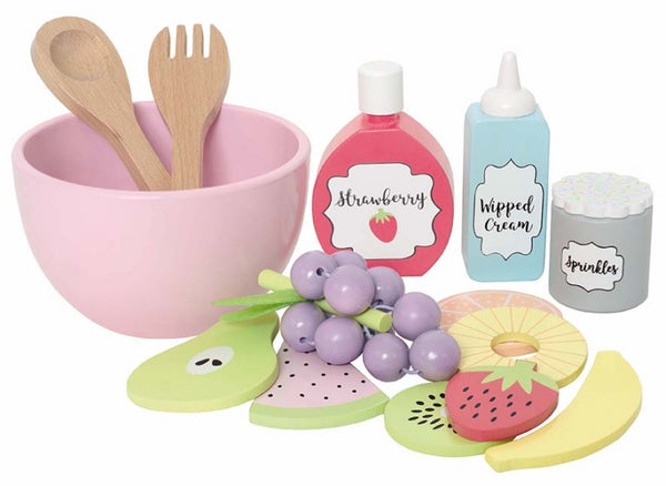 Houten speelset fruitsalade (13-delig)