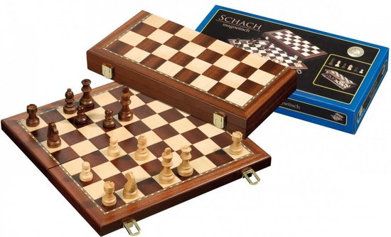 Schaak Kassette Veld 42 mm, Koningshoogte 76 mm Magnetisch