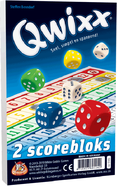 Qwixx 2 scorebloks - Dobbelspel