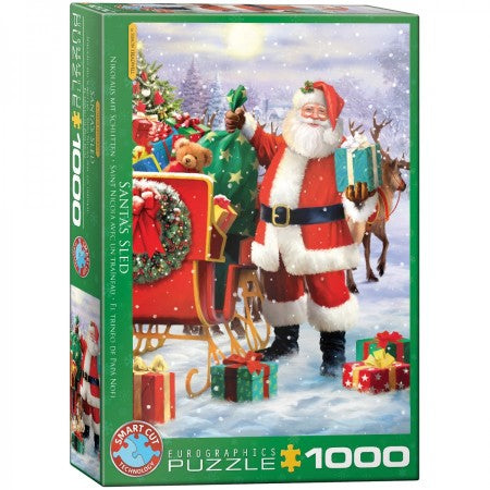 Puzzel Santa's Sled (1000 st.)