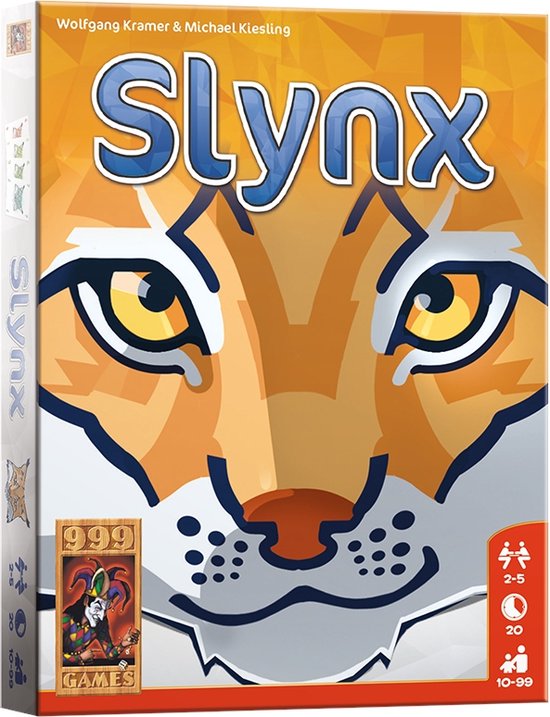 Slynx - Kaartspel spellen van 999 Games doos voorkant productfoto