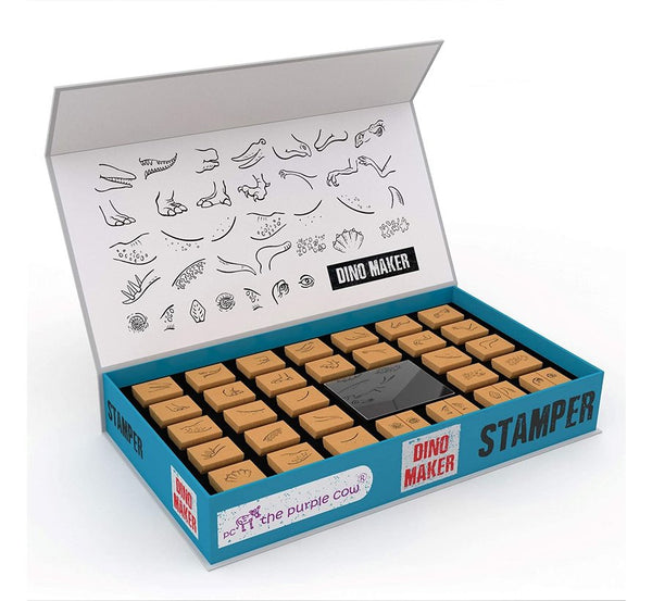 PC- Dino Maker (35 stempels + inktkussen)