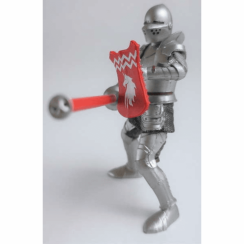 Unicorn Knight with spear red