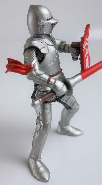 Unicorn Knight with spear red