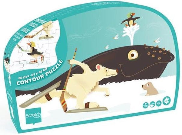 Contour puzzel Walvis (60 st)