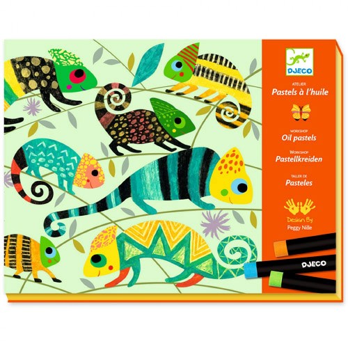 Waskrijtjes - Kleurrijke Jungle