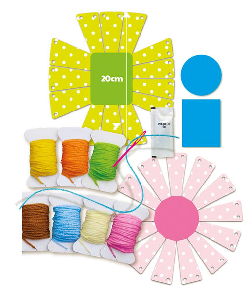 4M KizMaker Yarn Basket Weaving Art - Weef een mandje