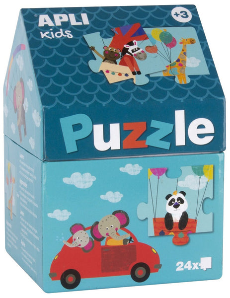 Dieren Vervoersmiddelen Puzzel (24 st)