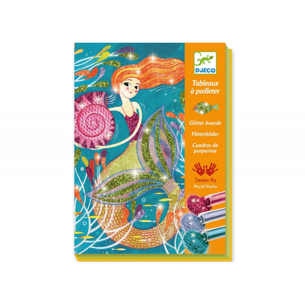 Glitterschilderijen - Het licht van de zeemeerminnen