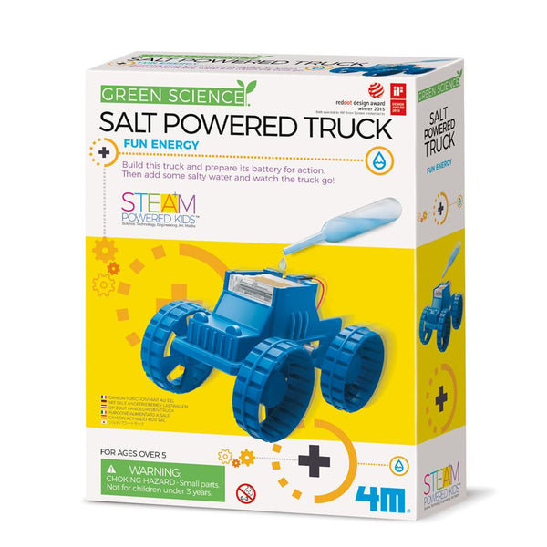 4M Kidzlabs Green Science - Eco-Engineering SALT-POWERED TRUCK