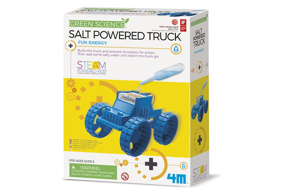 4M Kidzlabs Green Science - Eco-Engineering SALT-POWERED TRUCK